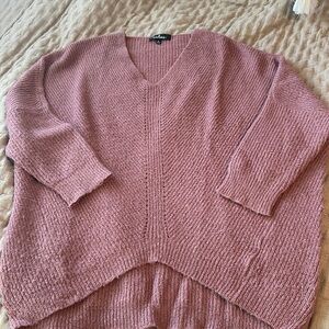 Lulus Oversized Pink Sweater